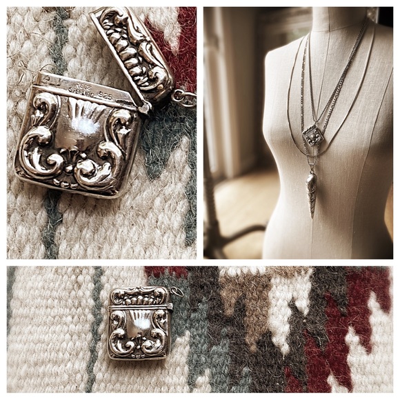 Reo 925 Sterling Jewelry - Vesta Match Safe